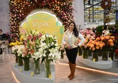 Daniela Cabezas of Mystic Flowers, Ecuadorian grower of roses and summer flowers.